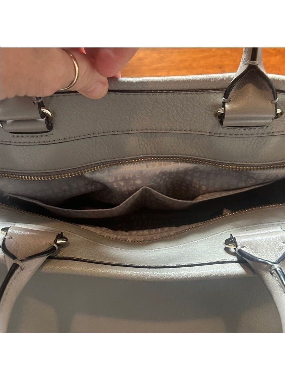 Kate Spade Grey Atwood Place Larson Crossbody Bag - Picture 15 of 16